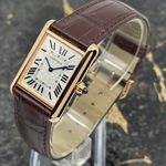 Cartier Tank Louis Cartier WGTA0011 (2025) - Silver dial 34 mm Rose Gold case (5/8)