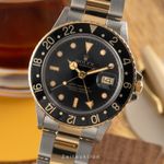 Rolex GMT-Master 16753 (1985) - Black dial 40 mm Gold/Steel case (1/8)