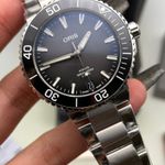 Oris Aquis Date 01 400 7769 4154-07 8 22 09PEB (2023) - Zwart wijzerplaat 41mm Staal (4/8)