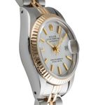 Rolex Lady-Datejust 69173 (1986) - Wit wijzerplaat 26mm Goud/Staal (7/8)