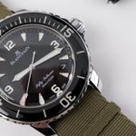 Blancpain Fifty Fathoms 5015-1130-52A (2020) - Zwart wijzerplaat 45mm Staal (3/8)