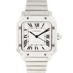 Cartier Santos W4SA0005 (2023) - Silver dial 42 mm Steel case (1/3)