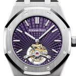 Audemars Piguet Royal Oak Tourbillon 26522ST.OO.1220ST.01 (2022) - Purple dial 41 mm Steel case (2/6)