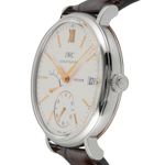 IWC Portofino Hand-Wound IW510103 (2013) - Silver dial 45 mm Steel case (6/8)