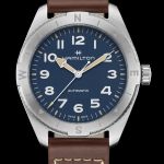 Hamilton Khaki Field H70315540 (2024) - Blauw wijzerplaat 41mm Staal (1/5)