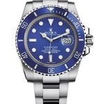 Rolex Submariner Date 116619LB (2019) - Blauw wijzerplaat 40mm Witgoud (1/6)