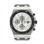 Audemars Piguet Royal Oak Offshore Chronograph 25940SK.OO.D002CA.02.A (2005) - Zilver wijzerplaat 42mm Staal (1/5)
