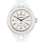 Chanel J12 H0970 (2006) - White dial 38 mm Ceramic case (1/6)