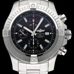 Breitling Super Avenger A13375 (2020) - Black dial 48 mm Steel case (1/8)