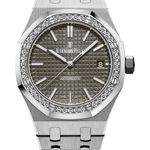 Audemars Piguet Royal Oak Lady 15451ST.ZZ.1256ST.02 (2025) - Grey dial 37 mm Steel case (1/1)