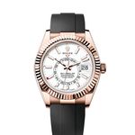 Rolex Sky-Dweller 336235 (2025) - Wit wijzerplaat 42mm Roségoud (1/1)
