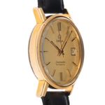 Omega Seamaster 166.0202 (1979) - Champagne dial 35 mm Gold/Steel case (5/8)
