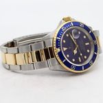 Rolex Submariner Date 16803 (1987) - Blauw wijzerplaat 40mm Goud/Staal (5/8)