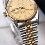 Rolex Datejust 36 16013 (1985) - Champagne dial 36 mm Gold/Steel case (5/8)