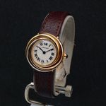 Cartier Trinity 2357 (Unknown (random serial)) - White dial 27 mm Yellow Gold case (3/4)