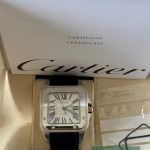 Cartier Santos 100 2656 (2006) - Wit wijzerplaat 38mm Staal (7/8)