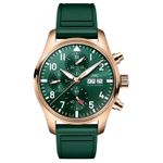 IWC Pilot Chronograph IW388110 (2024) - Groen wijzerplaat 41mm Roodgoud (1/1)