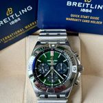 Breitling Chronomat 42 AB0134101L1A1 (2021) - Groen wijzerplaat 42mm Staal (7/7)