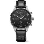IWC Portuguese Chronograph IW371609 (2025) - Zwart wijzerplaat 41mm Staal (1/1)