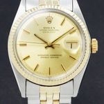 Rolex Datejust 1601 (1972) - Gold dial 36 mm Gold/Steel case (1/7)