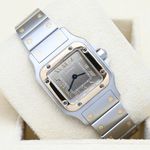 Cartier Santos Galbée 1567 (Unknown (random serial)) - White dial 24 mm Gold/Steel case (1/8)