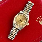 Rolex Lady-Datejust 69173G (1989) - Gold dial 26 mm Gold/Steel case (4/8)