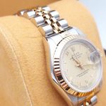 Rolex Lady-Datejust 69173 (1995) - Champagne dial 26 mm Gold/Steel case (4/8)