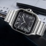 Cartier Santos WSSA0037 (Unknown (random serial)) - Grey dial 40 mm Steel case (2/8)