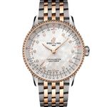 Breitling Navitimer U17327211A1U1 (2024) - Parelmoer wijzerplaat 36mm Staal (1/8)