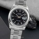 Rolex Datejust 36 116200 (Unknown (random serial)) - Black dial 36 mm Steel case (1/8)