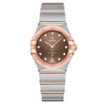 Omega Constellation Quartz 131.20.28.60.63.001 (2023) - Brown dial 28 mm Gold/Steel case (1/1)