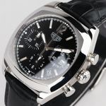 TAG Heuer Monza CR2110 (Onbekend (willekeurig serienummer)) - Zwart wijzerplaat 38mm Staal (5/8)