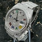 Rolex Datejust 41 126300 (2021) - Diamant wijzerplaat 41mm Staal (6/8)