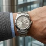 Rolex Datejust II 116300 (2013) - Silver dial 41 mm Steel case (2/8)