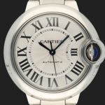 Cartier Ballon Bleu 33mm WSBB0044 (2021) - Zilver wijzerplaat 33mm Staal (2/8)