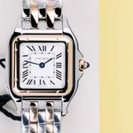Cartier Panthère W2PN0018 (2026) - White dial 30 mm Gold/Steel case (5/8)