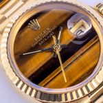 Rolex Lady-Datejust 6917 (1982) - Bruin wijzerplaat 26mm Geelgoud (2/8)