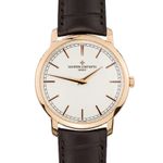 Vacheron Constantin Patrimony 43075/000R-9737 (Unknown (random serial)) - White dial 141 mm Rose Gold case (1/8)