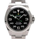 Rolex Air-King 126900 (2022) - Black dial 40 mm Steel case (1/8)