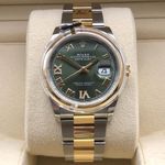 Rolex Datejust 36 126203 (2023) - Green dial 36 mm Steel case (2/8)