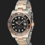 Rolex GMT-Master II 126711CHNR (2018) - Black dial 40 mm Gold/Steel case (1/8)