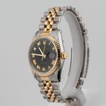 Rolex Datejust 36 16233 (1995) - Black dial 36 mm Gold/Steel case (2/8)