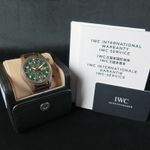 IWC Pilot Spitfire Chronograph IW387902 (2015) - Groen wijzerplaat 41mm Brons (8/8)