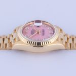 Rolex Lady-Datejust 79178 (2001) - Pink dial 26 mm Yellow Gold case (5/8)