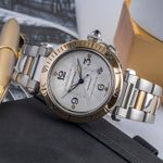 Cartier Pasha W31035T6 (2002) - Silver dial 38 mm (2/8)