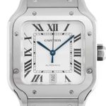 Cartier Santos WSSA0018 (2026) - Zilver wijzerplaat 40mm Staal (2/5)