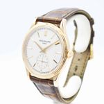 Patek Philippe Calatrava 6119R-001 (2021) - Silver dial 39 mm Rose Gold case (2/7)