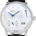 Glashütte Original PanoReserve 1-65-01-22-12-61 (2025) - Zilver wijzerplaat 40mm Staal (1/7)