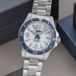Breitling Superocean 42 A17366 (Unknown (random serial)) - White dial 42 mm Steel case (3/8)