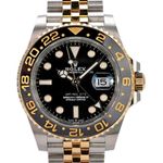 Rolex GMT-Master II 126713GRNR (2024) - Zwart wijzerplaat 40mm Goud/Staal (1/8)